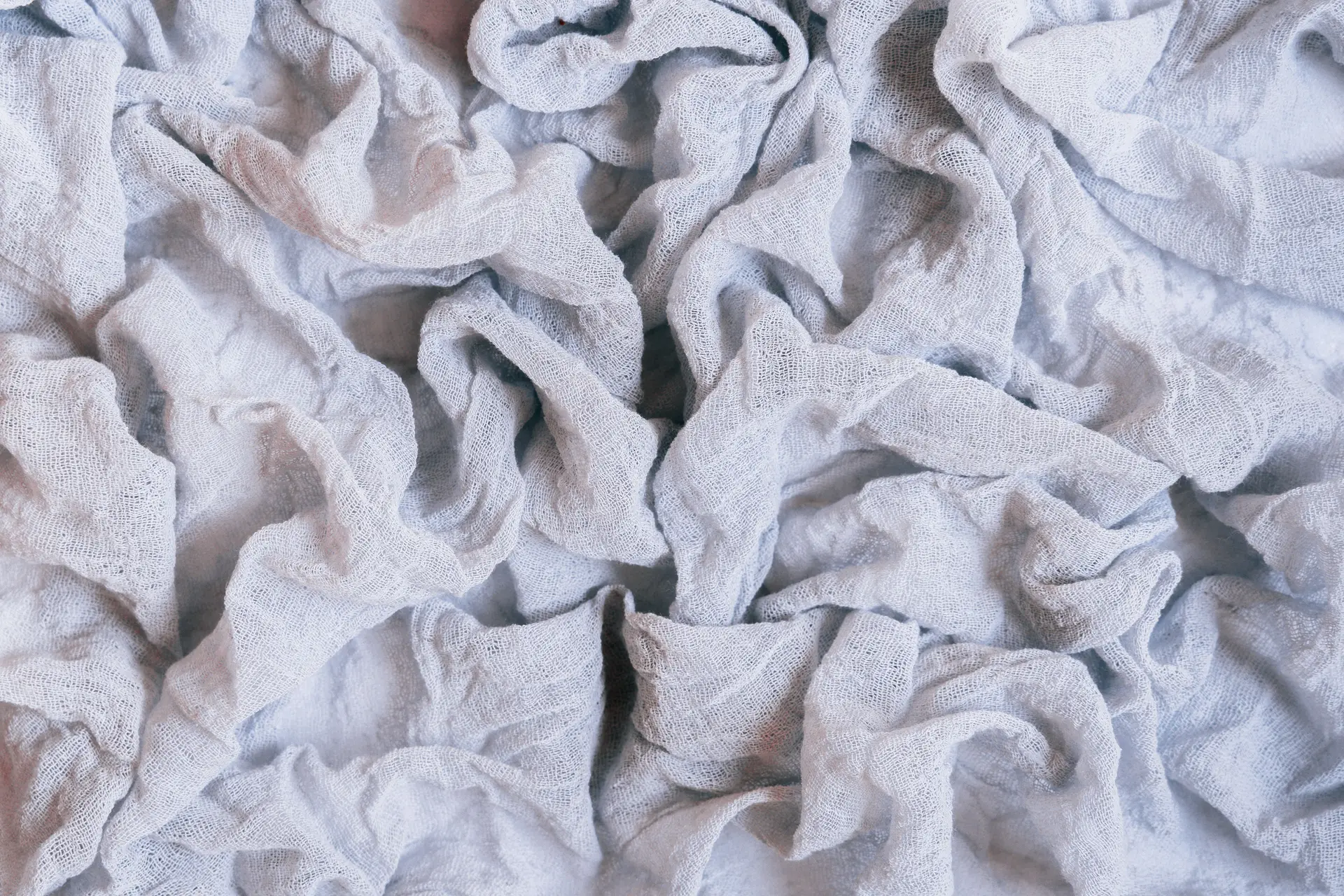 Tactile texture of soft linen